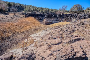 Johnson Canyon east of Bainbridge Steel Dam AZ clipart