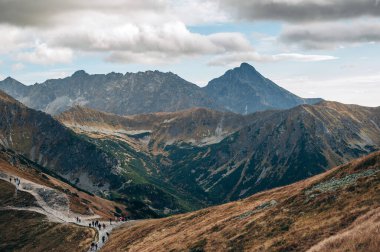 Yürüyüş Yolu ile Manzaralı Dağ Manzarası