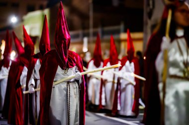 Hıristiyanlar Villajoyosa 'daki Ecce homo alayında.