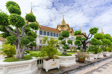 Yeşillik bahçeler ve ağaçlar, Bangkok Büyük Sarayı