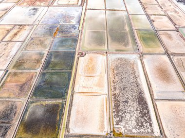 Tuz düzlükleri, hava manzarası, Tayland