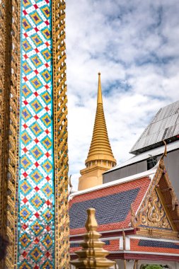 Bangkok 'un Büyük Sarayı' nda süslü salaklar.