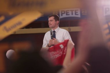 Pete Buttigieg Rallisi, Iowa Komitesi 2020