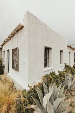 Marfa Marka sabun mağazası beyaz sıva Marfa, Teksas.