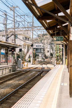 Kamakura 'daki Enoden Tren İstasyonu