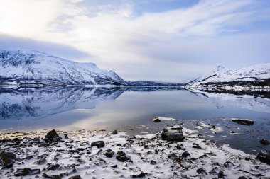 Langfjorden 'ın soğuk suları, Finnmark