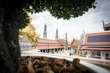 Bangkok Büyük Sarayı 'ndaki Budist tapınağı.