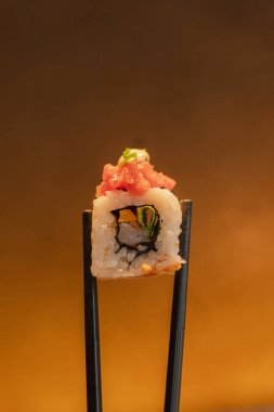 Gurme Suşi Yuvarlama Yüksek Japon Mutfağı.