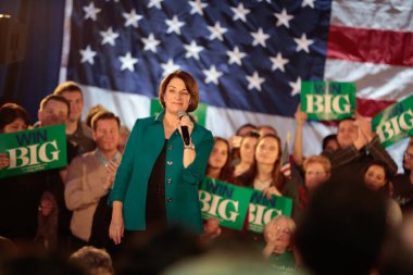 Amy Klobuchar, Iowa Komitesi 2020