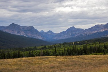 Doğu Buzulu 'ndaki Rocky Dağları, Montana