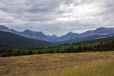 Doğu Buzulu 'ndaki Rocky Dağları, Montana