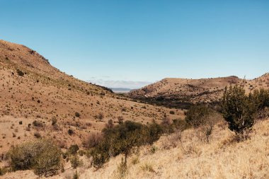 Teksas 'taki Davis Dağları Eyalet Parkı' ndaki Indian Lodge Trail 'den görüntü
