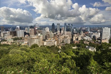 Montreal, Kanada 'da şehir silüeti