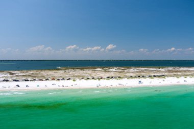 Pensacola Sahili 'nin havadan görünüşü