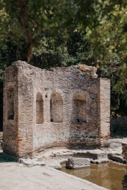Arnavutluk 'un Butrint Arkeoloji Alanındaki Roma Harabeleri