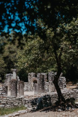 Arnavutluk 'un Butrint Arkeoloji Alanındaki Roma Harabeleri