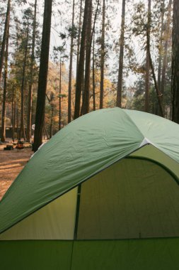 Yosemite Ulusal Parkı 'ndaki Yeşil Çadır