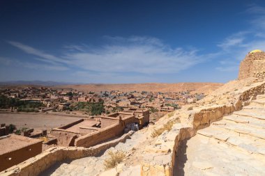 Görüntü Ait Benhaddou 'dan. Bu tarihi bir çar, Dra-Tafil.