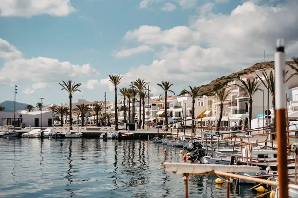 Fornell Limanı 'ndaki Palm Gezinti Alanı ve Geleneksel Tekneler