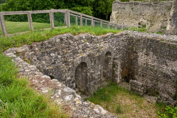 Lewes Manastırı 'ndaki eski tarihi duvarlara ve harabelere bakın.