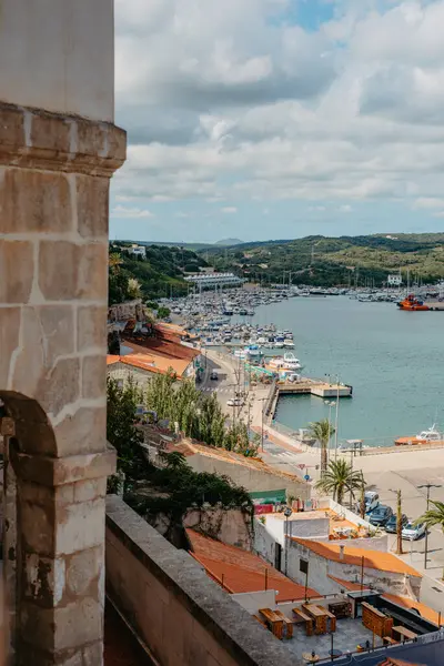 Mirador Carrer de ses Monges, Mahon, Menorca 'dan Liman Manzarası  