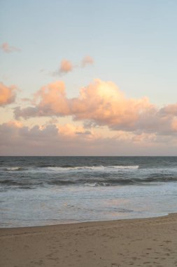 Avustralya 'da kumsal, gün batımı