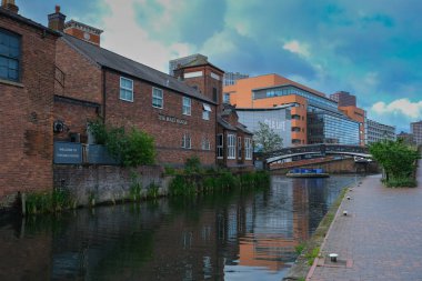 Birmingham 'ın İngiltere' deki kanal ağı.