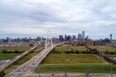 Dallas ufuk çizgisinin hava görüntüsü
