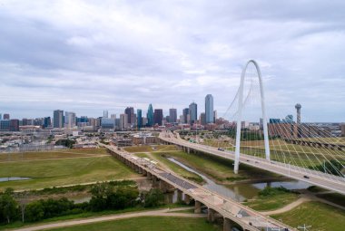 Dallas ufuk çizgisinin hava görüntüsü