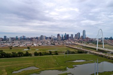 Dallas ufuk çizgisinin hava görüntüsü