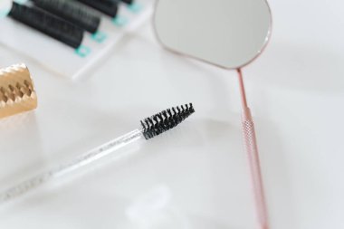 Spoolie Mascara Asa 'nın Yakın Çekimi.