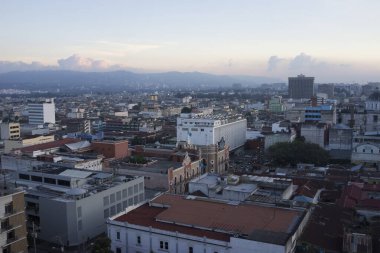 Guatemala 'da günbatımı görüntüsü