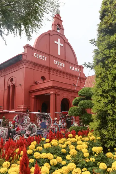 Catholic church at Red Square (Dutch Square) in Malacca