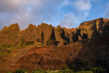 Mountain landscape of Na Pali Coast, Kauai