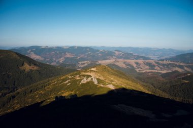 Scenic Mountain Landscape with Rolling Hills