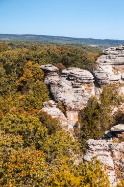 Camel Rock formation in Southern Illinois Shawnee National Fores