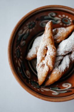 Ukrainian verguns on a white background