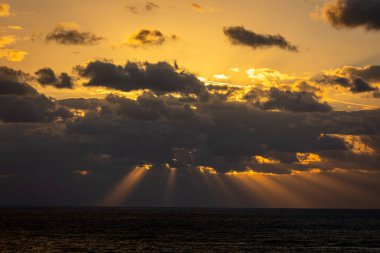 Sunrise over the Carribean Ocean