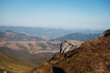 Scenic Mountain View with Rocky Foreground