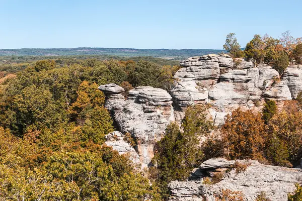 Camel Rock at Garden of the Gods in Illinois