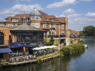 Eton, Riverside, River Thames, Windsor, İngiltere.