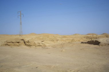 desert landscape on a clear day