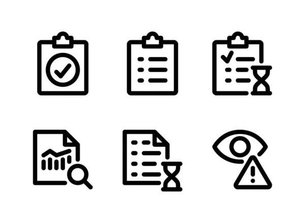 Simple Set Crisis Management Related Vector Line Icons Contains Icons — Stock Vector