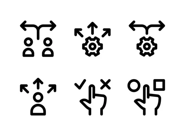 Simple Set Crisis Management Related Vector Line Icons Contains Icons — Stock Vector