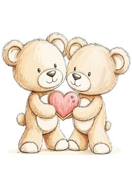 Kalpli şirin ayılar.