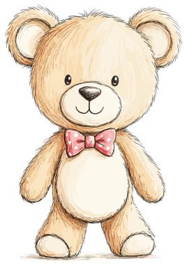 oyuncak ayı yay ile