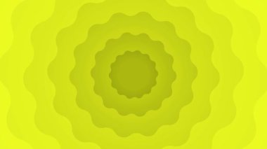 Parlayan Dalgalanma Çizgileriyle Kusursuz Sarı Soyut Arkaplan CanlandırmasıName