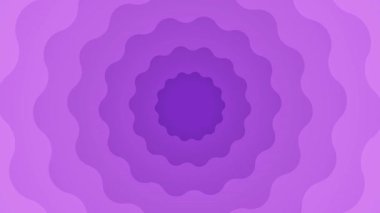 Parlayan Dalgalanma Çizgileriyle Kusursuz Mor Soyut Arkaplan Canlandırması