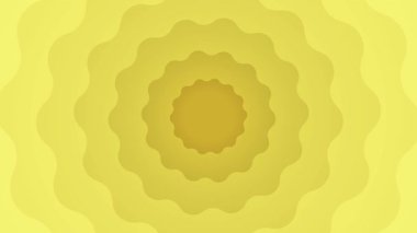 Parlayan Dalgalanma Çizgileriyle Kusursuz Altın Soyut Arkaplan Canlandırması