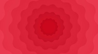 Parlayan Dalgalanma Çizgileriyle Kusursuz Kırmızı Soyut Arkaplan CanlandırmasıName